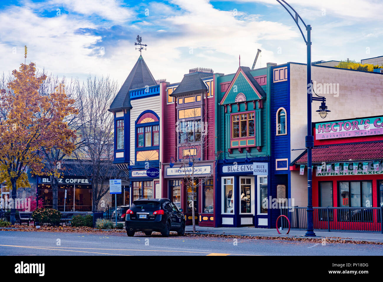 Marmelade Cat Cafe, Pandosy, Kelowna, British Columbia, Kanada Stockfoto