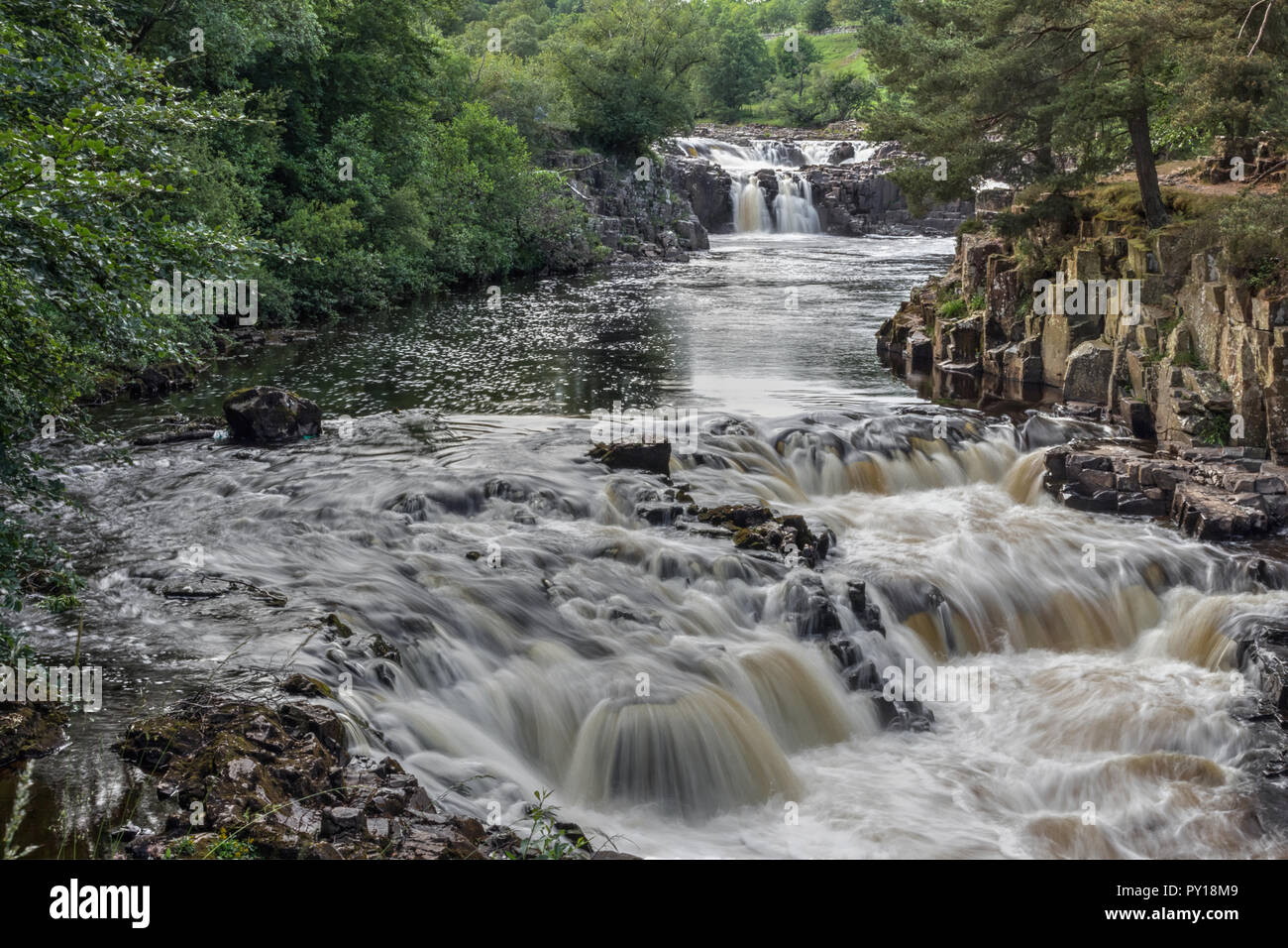 Wasserfälle Landschaft Stockfoto