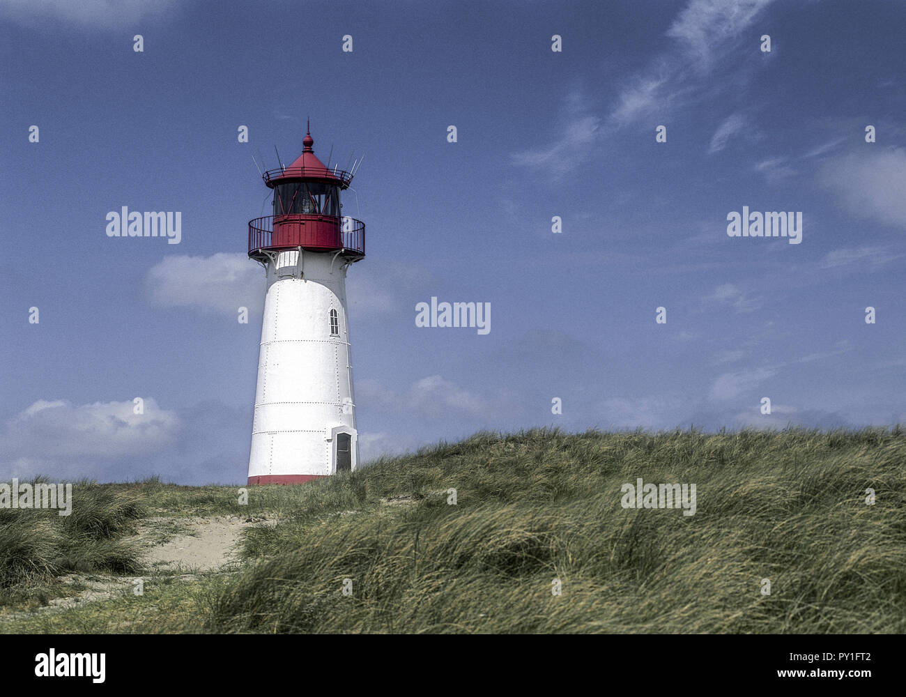 Sylt, Leuchtturm West, Nordfriesland, Schleswig-Holstein, Deutschland Stockfoto