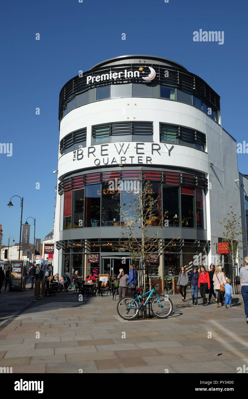 Die Brauerei Viertel in Cheltenham Stockfoto