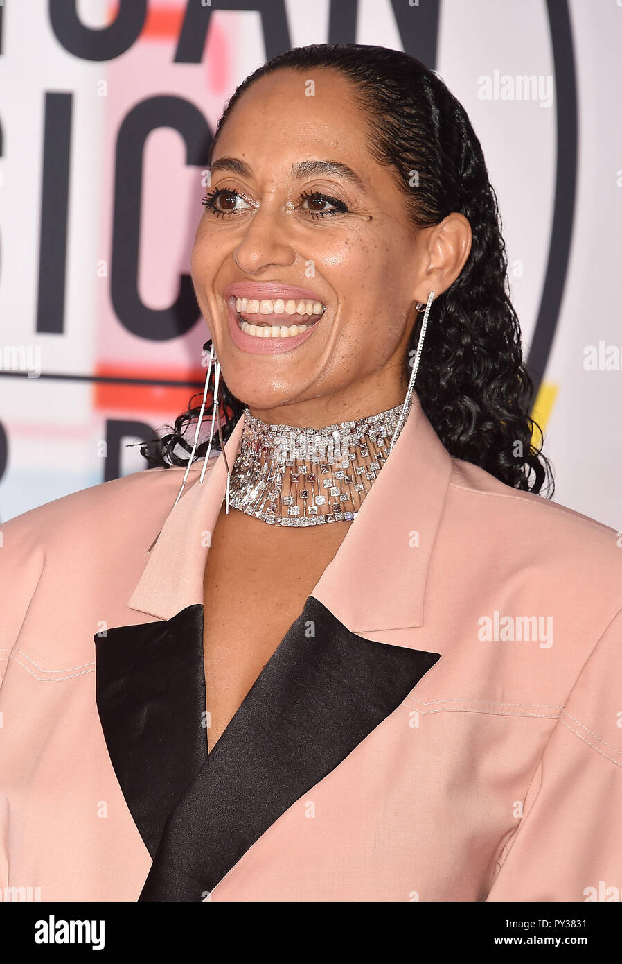 TRACEE ELLIS ROSS amerikanische Schauspielerin bei den American Music Awards 2018 bei Microsoft Theater am 9. Oktober 2018 in Los Angeles, Kalifornien. Foto: Jeffrey Mayere Stockfoto