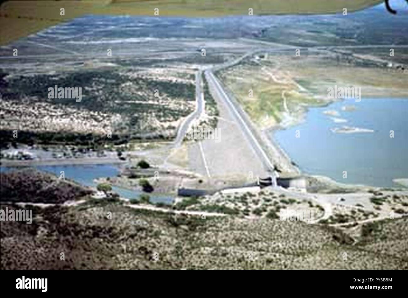 Caballo Dam. Stockfoto