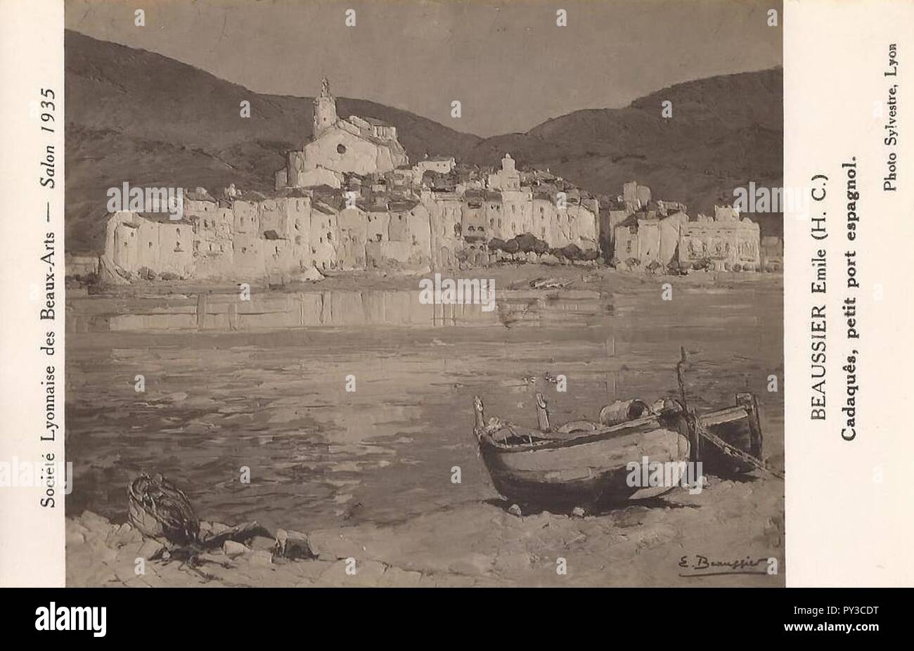 Cadaques, Petit Port in Spanish. Stockfoto