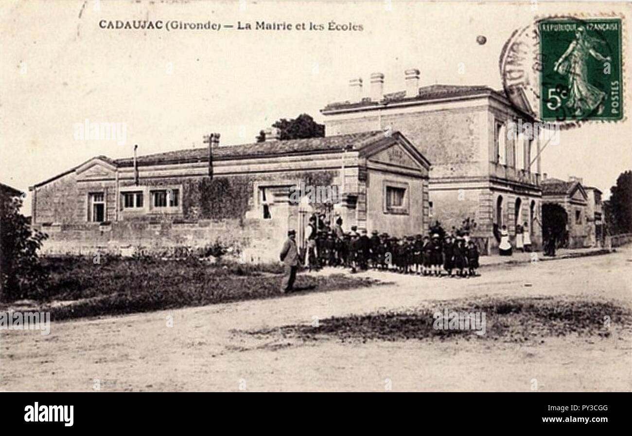 Bordeaux la Mairie 1. Stockfoto