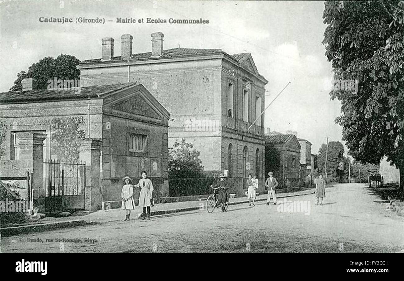 Bordeaux la Mairie 2. Stockfoto