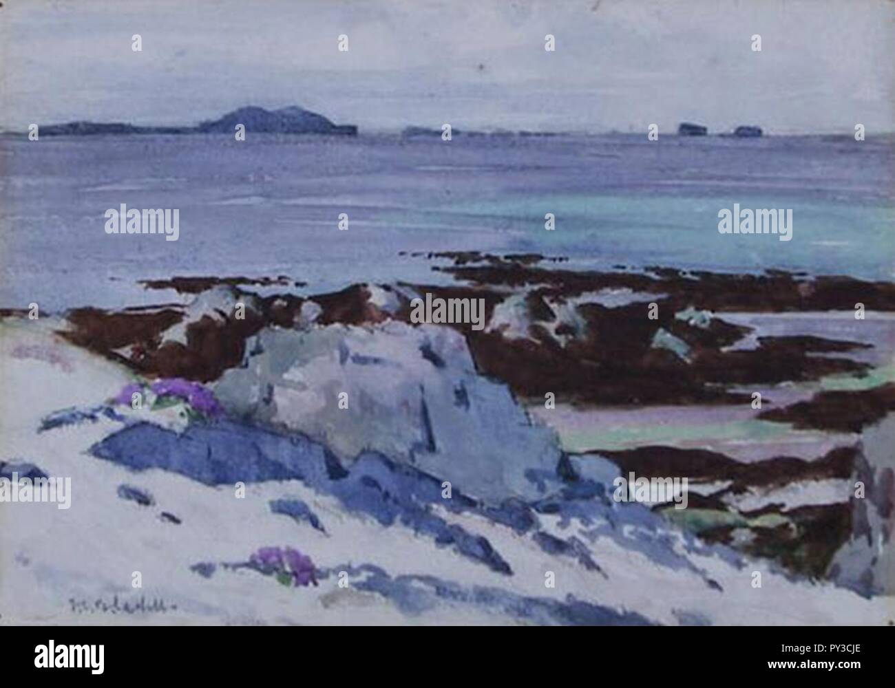 Cadell Iona Blick nach Norden. Stockfoto