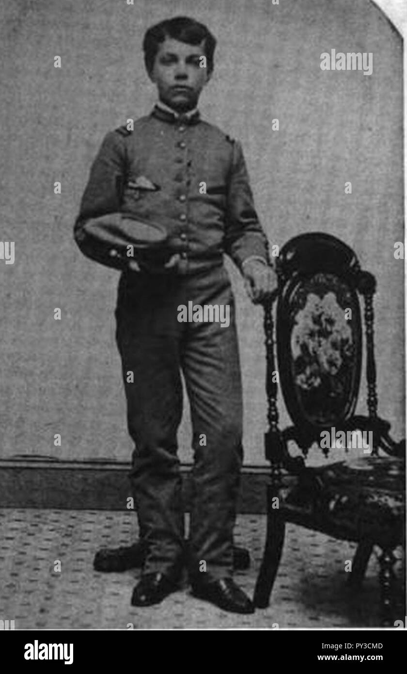 Cadet L.Frank Baum 1868. Stockfoto