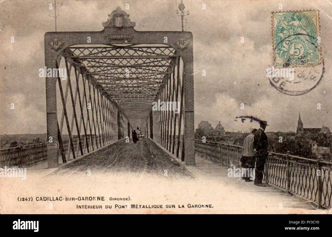Cadillac-sur-Garonne - Pont Ebrex Food Services 1 C. Stockfoto