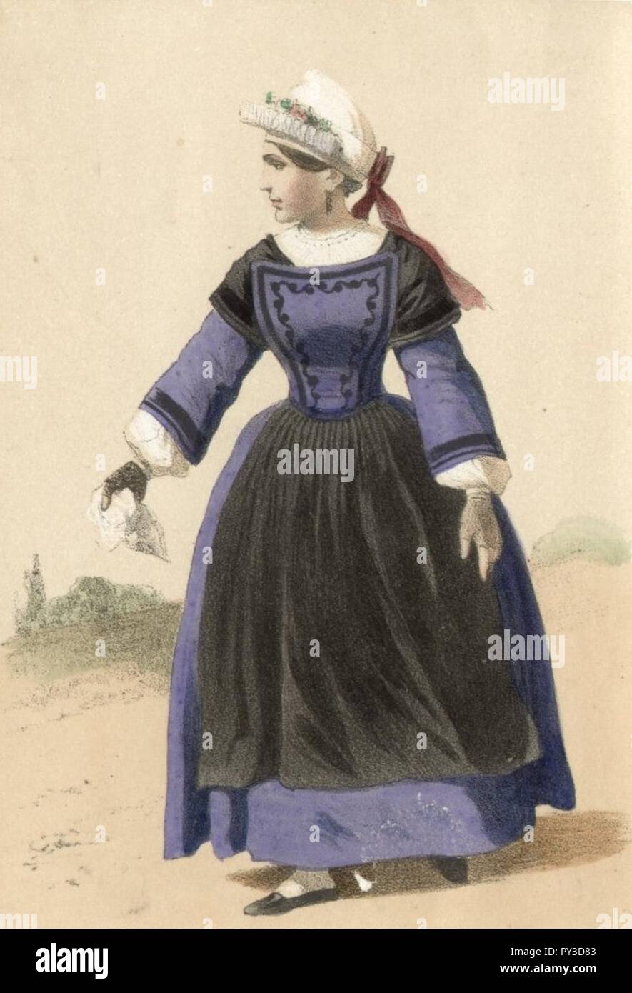 Caen habitfete. Stockfoto