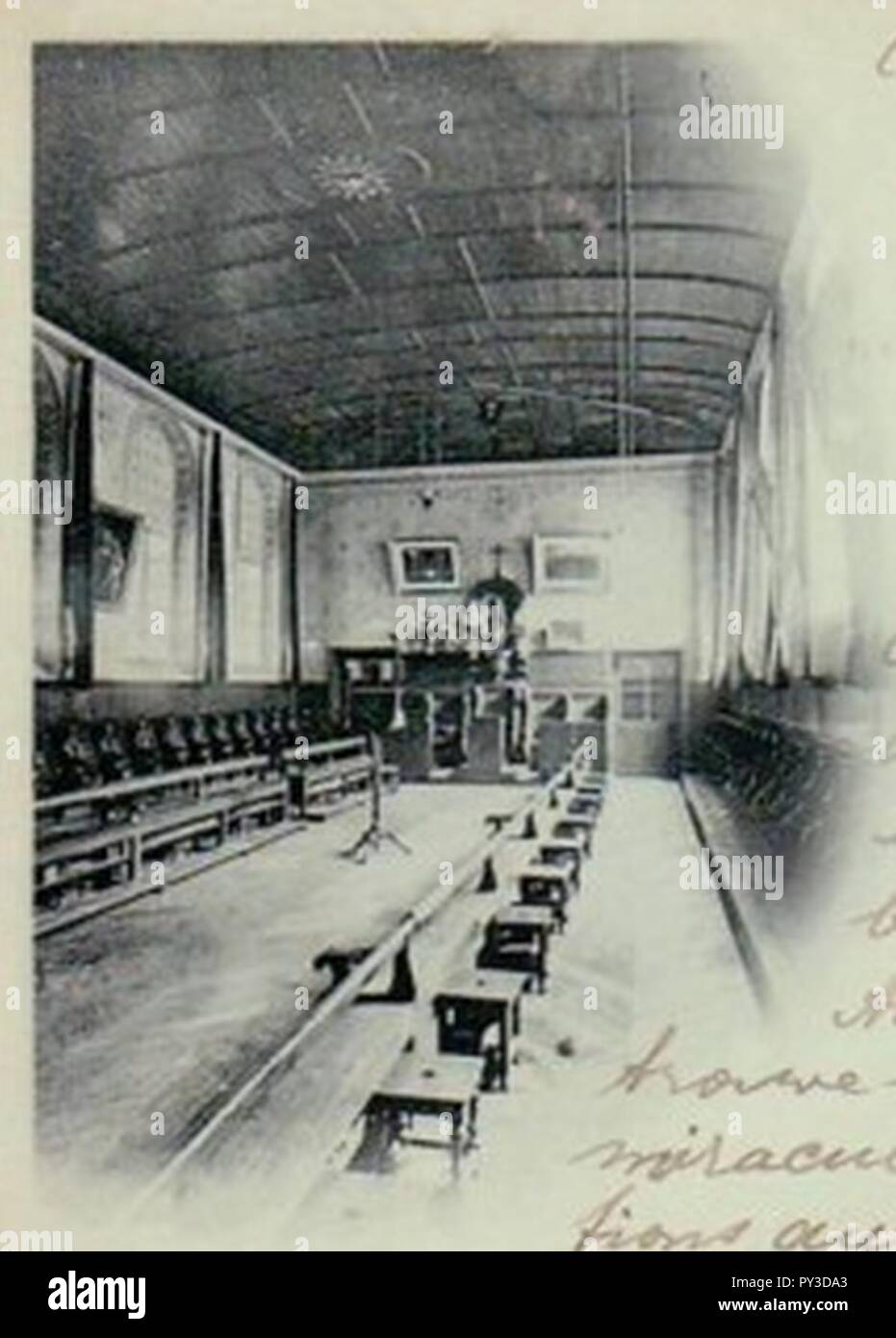 Caen notredamedecharite Eglise. Stockfoto