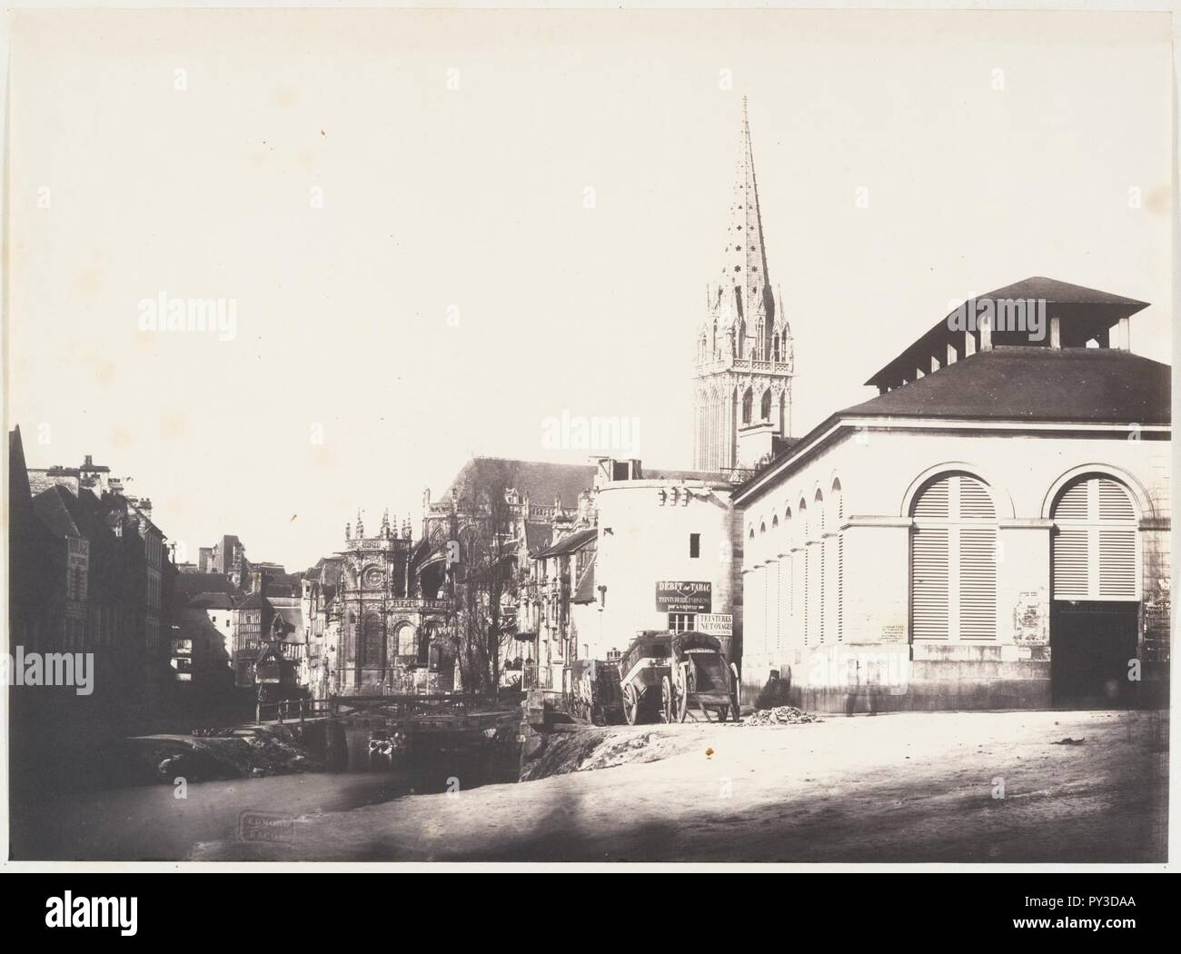 Caen odon petitorne Kai Poissonnerie edmondbacot. Stockfoto