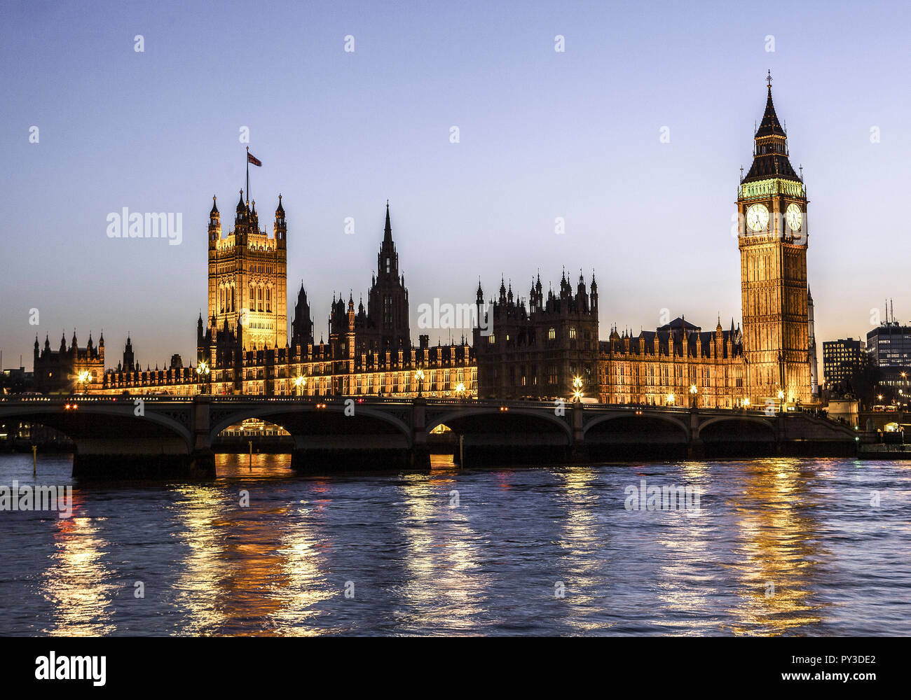 Westminster-Palast in London Stockfoto