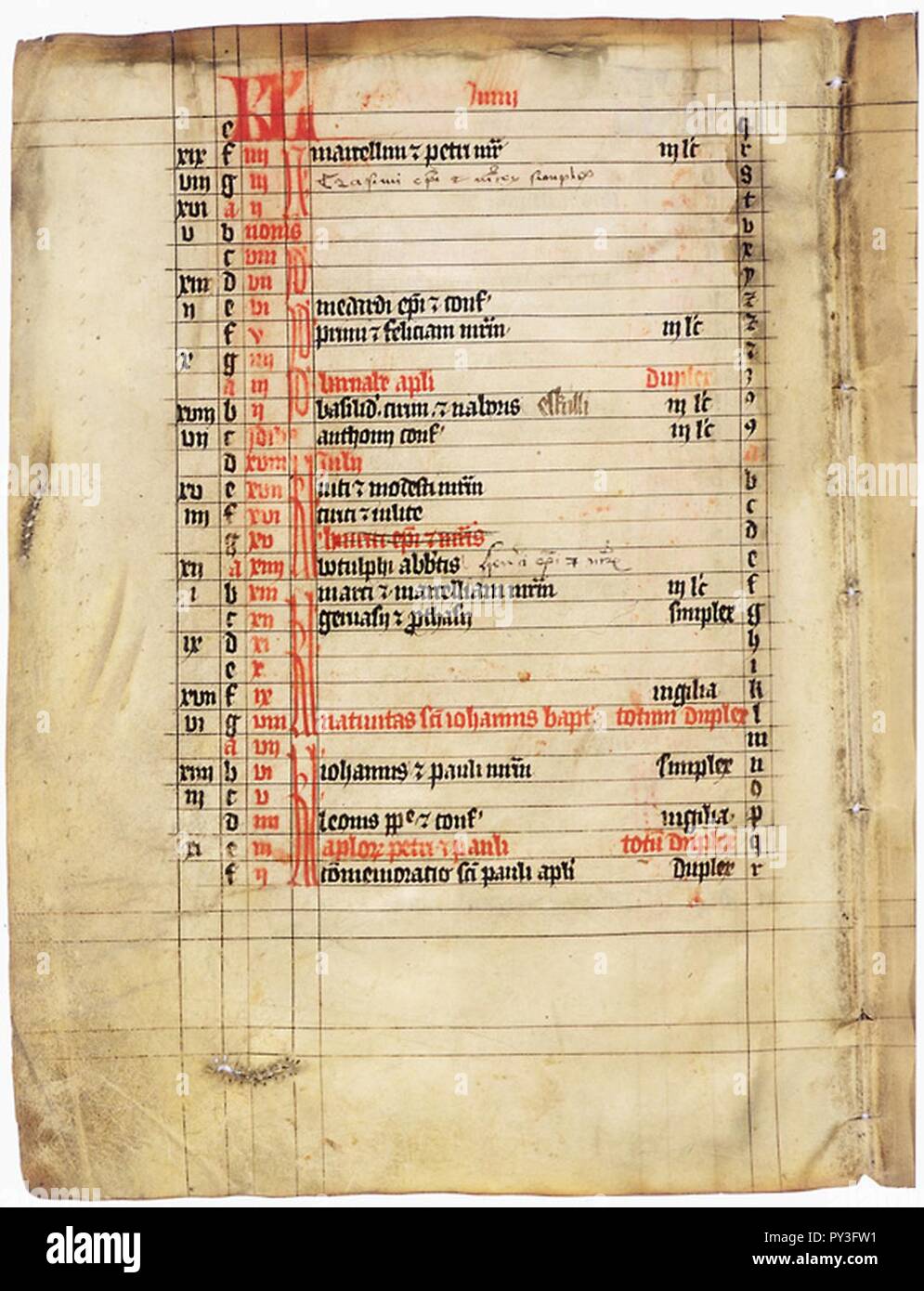 Kalender der heiligen -Fotos und -Bildmaterial in hoher Auflösung – Alamy
