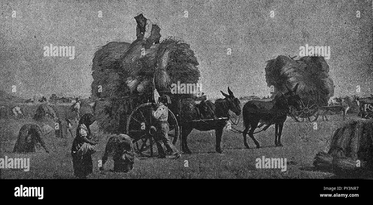 Camí de l'era (Manuel moliné ich Muns). Stockfoto