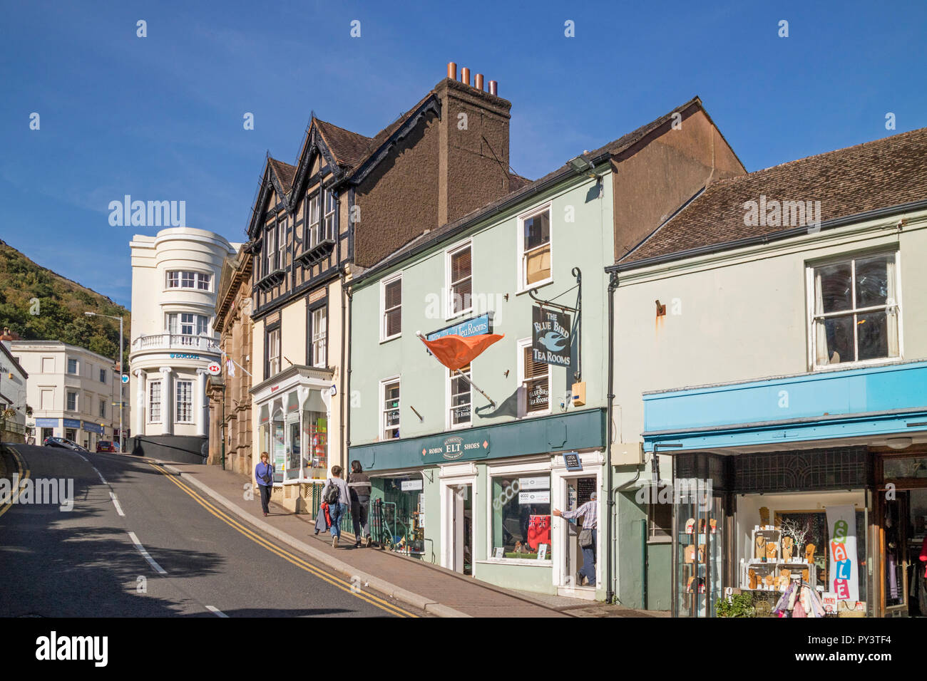 Church Street in Great Malvern, Worcestershire, England, Großbritannien Stockfoto