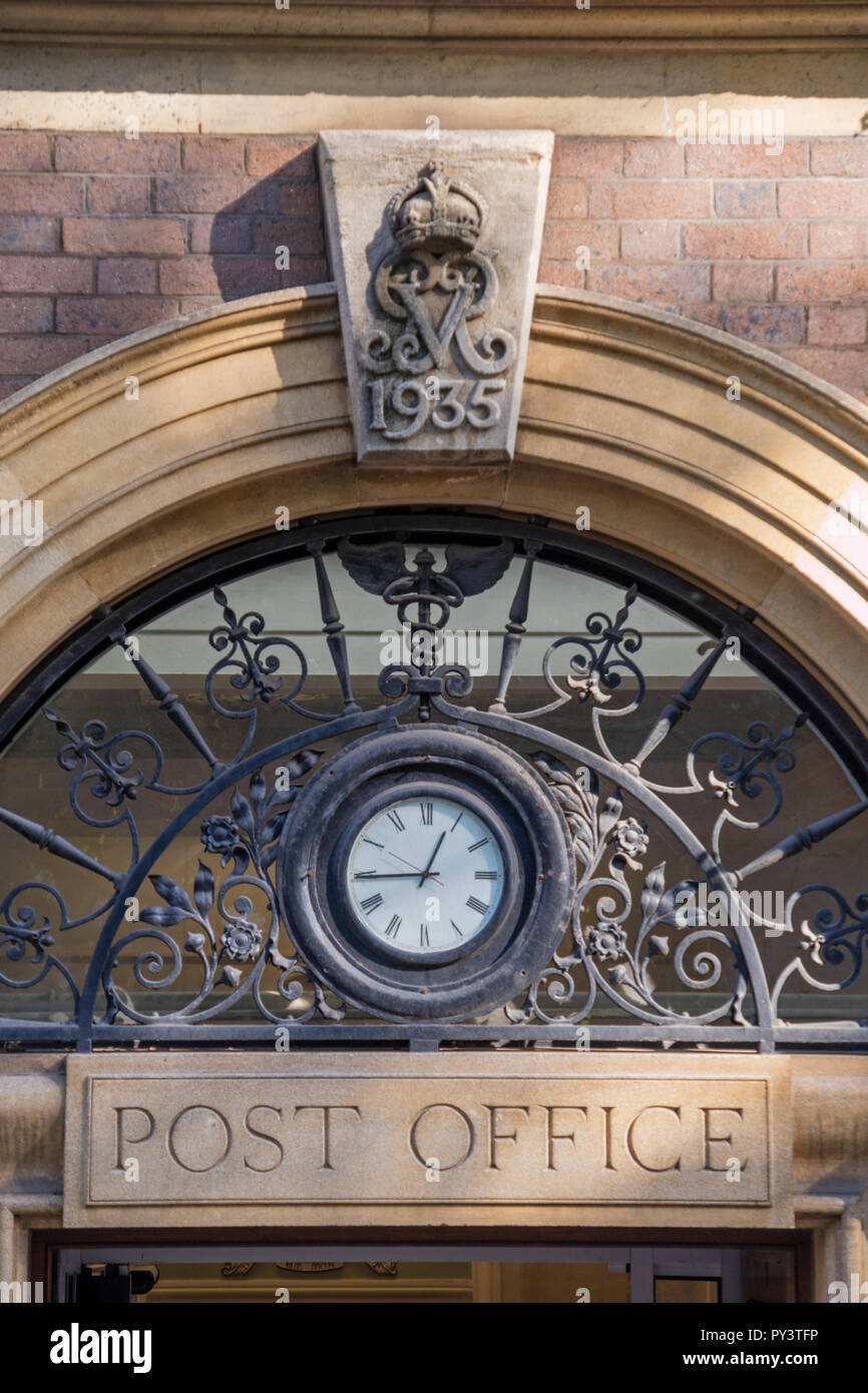 Das ehemalige Postgebäude in Great Malvern, Worcestershire, England, Großbritannien Stockfoto