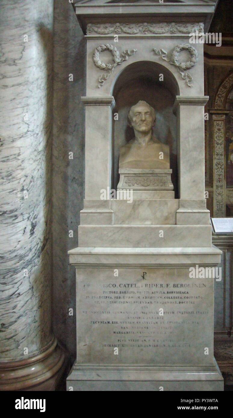 Campo Marzio - s M del Popolo tombe - Franz Ludwig Catel 1270789. Stockfoto