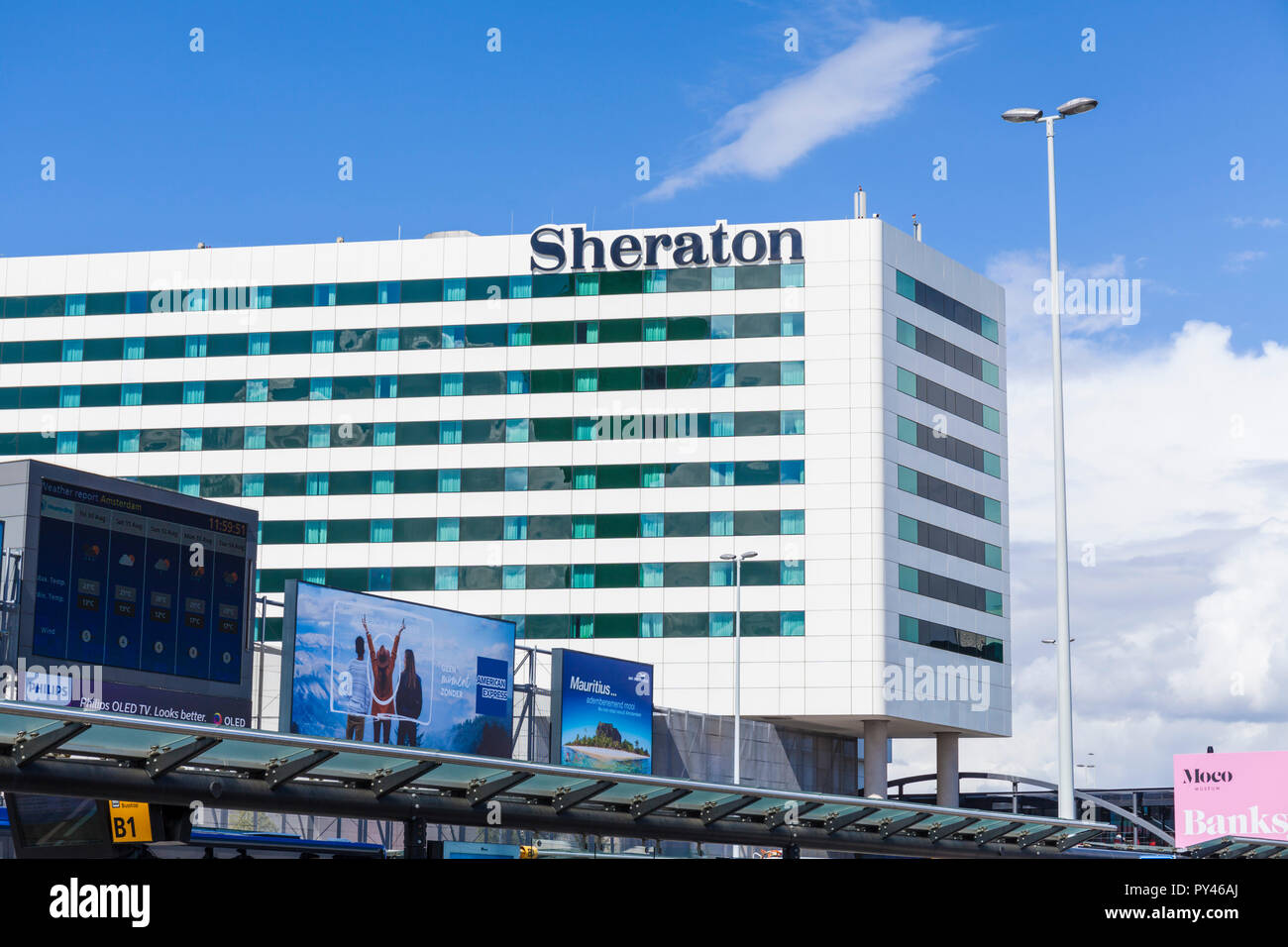 Hotel Sheraton Amsterdam Airport Hotel Schiphol Amsterdam Holland EU Europa Stockfoto