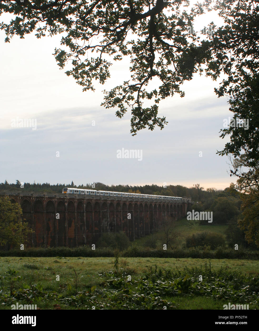 Entlang der Ouse Tal Weg Stockfoto