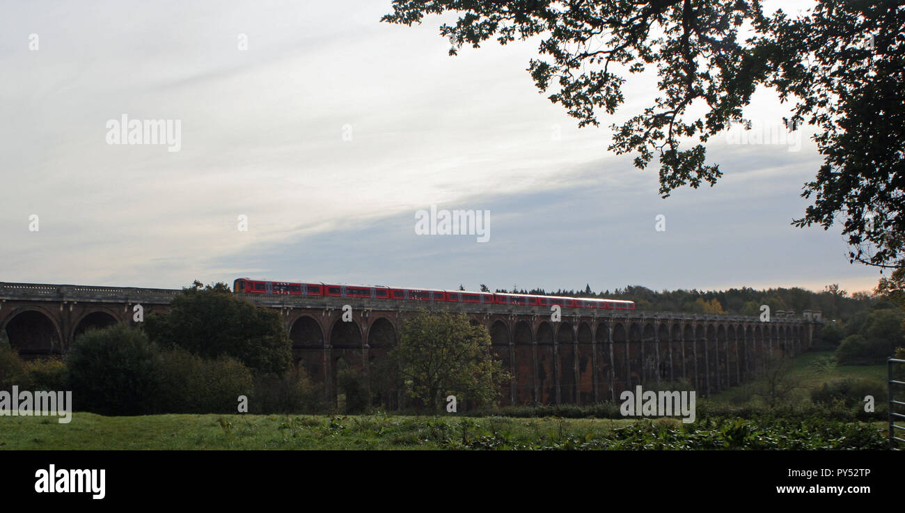 Entlang der Ouse Tal Weg Stockfoto