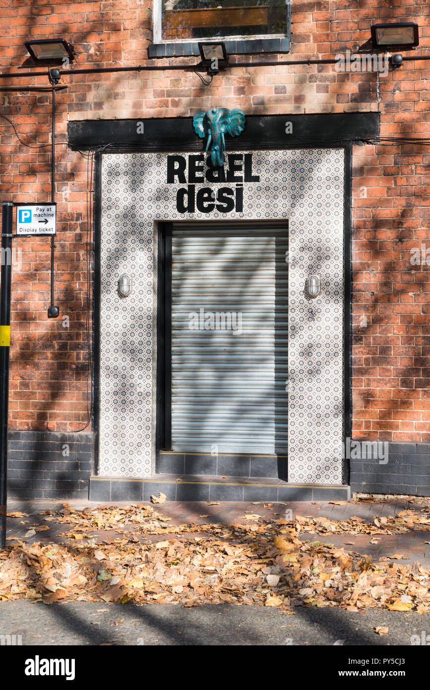 Die rebellischen Huhn Spezialität gegrillte Hähnchen Restaurant und Bar in Birmingham's Jewellery Quarter Stockfoto