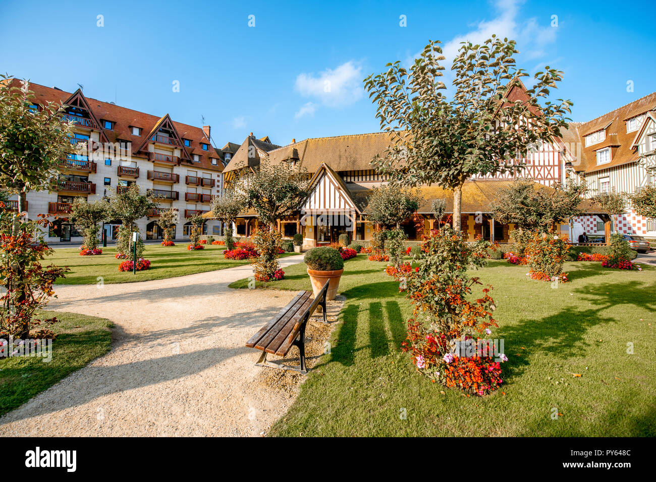 Deauville normandy architecture Fotos und Bildmaterial in hoher