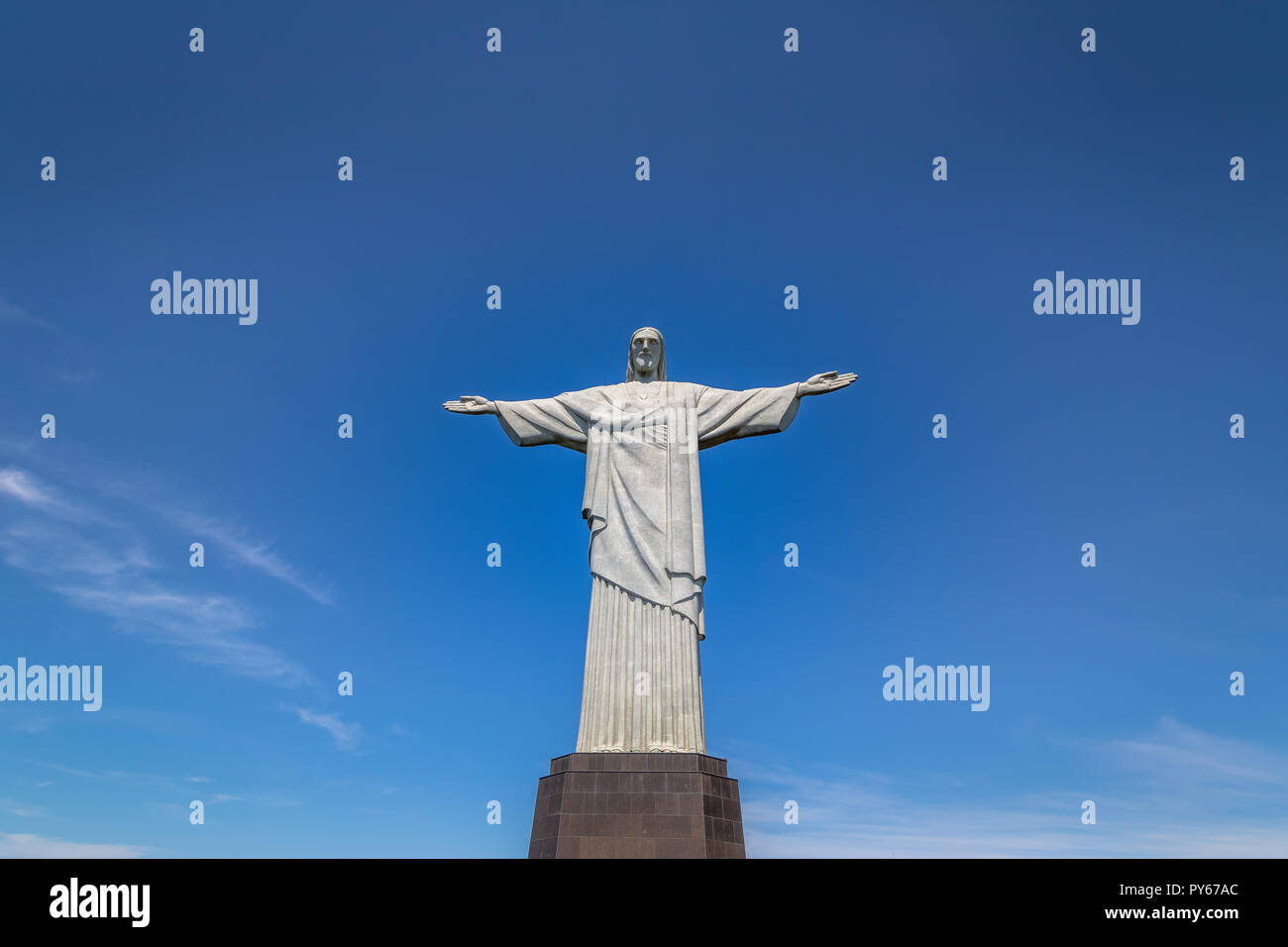 Christus der Erlöser Statue - Rio de Janeiro, Brasilien Stockfoto