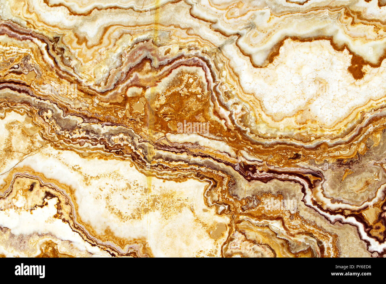 Traditionelle italienische Marmor Stein metamorphes Gestein Textur Stockfoto