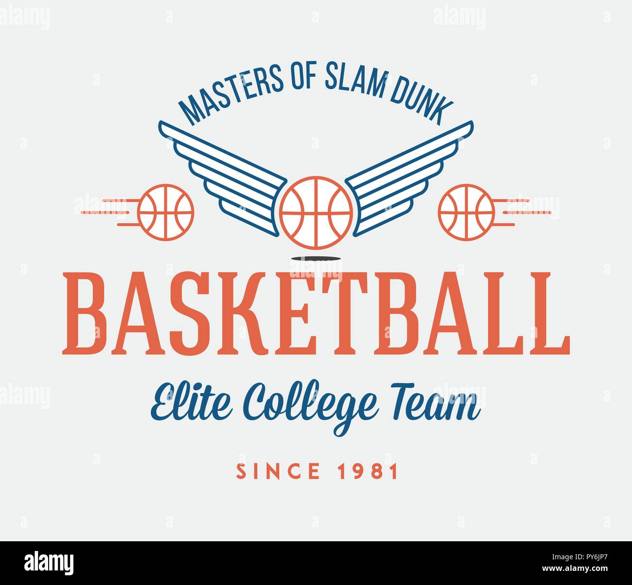 Basketball College Team ist ein Vektor Illustration über Sport Stock Vektor