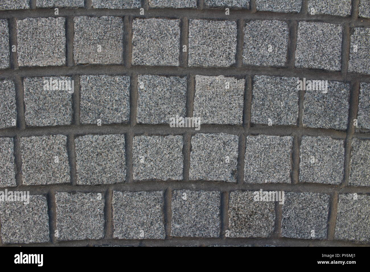 Grau Kopfsteinpflaster Hintergrund Textur Stockfoto