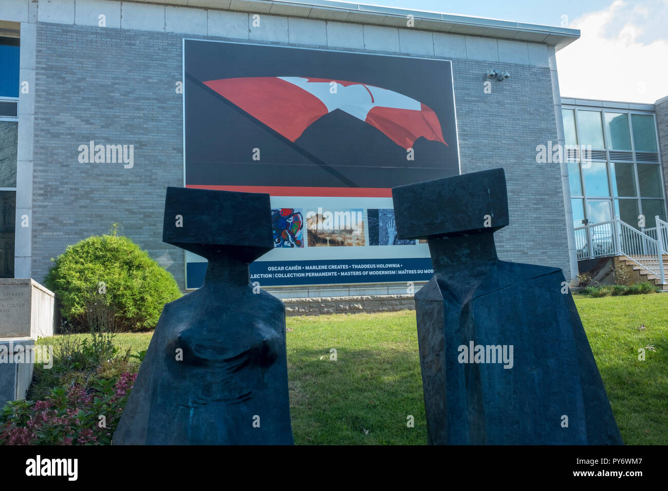 Beaverbrook Art Gallery, Fredericton Stockfoto