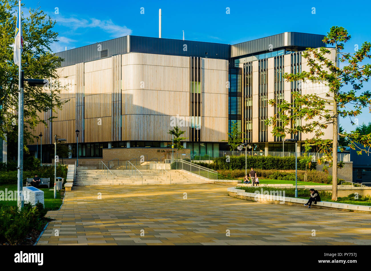 Die Life Sciences Gebäude wurde von RIBA für seine 2011 Awards ausgezeichnet. Highfield Campus, Universität von Southampton, Southampton, Hampshire, Engla Stockfoto