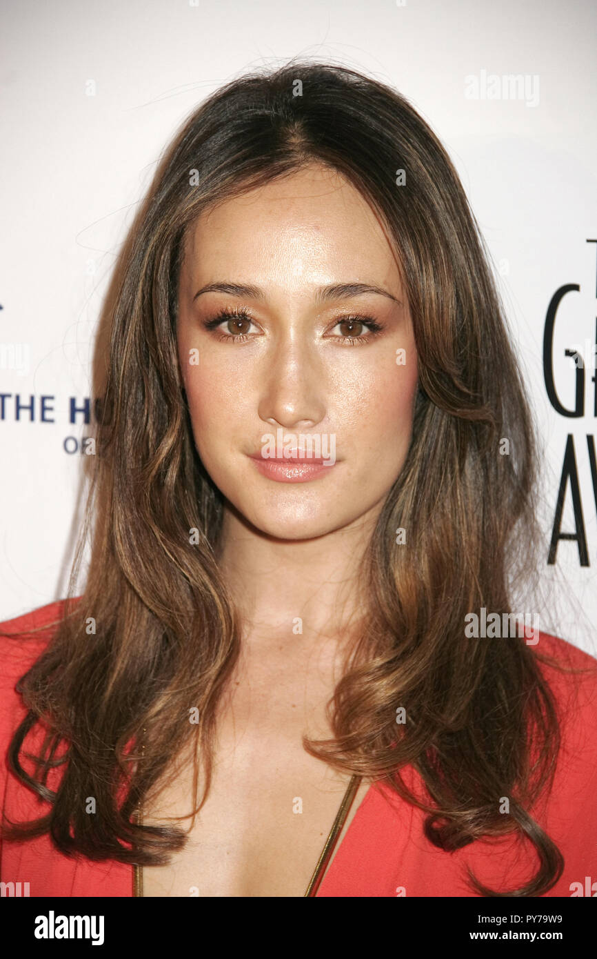 Maggie Q 28.03.09'23 Genesis Awards' @ Internationalen Ballsaal im The Beverly Hilton, Beverly Hills Foto von Ima Kuroda/HNW/PictureLux (28. März 2009) Stockfoto