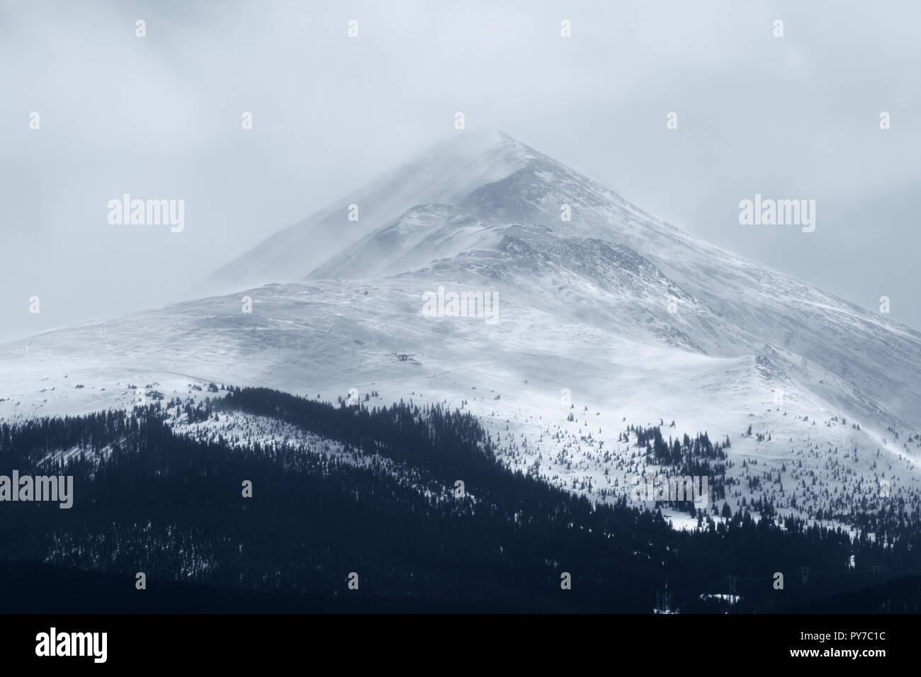 Dramatische Sturm über Peak1 in den Rocky Mountains, Frisco, Colorado Stockfoto