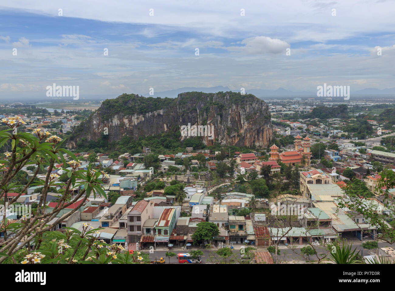Blick aus Marmor Berge da Nhang, Vietnam Stockfoto