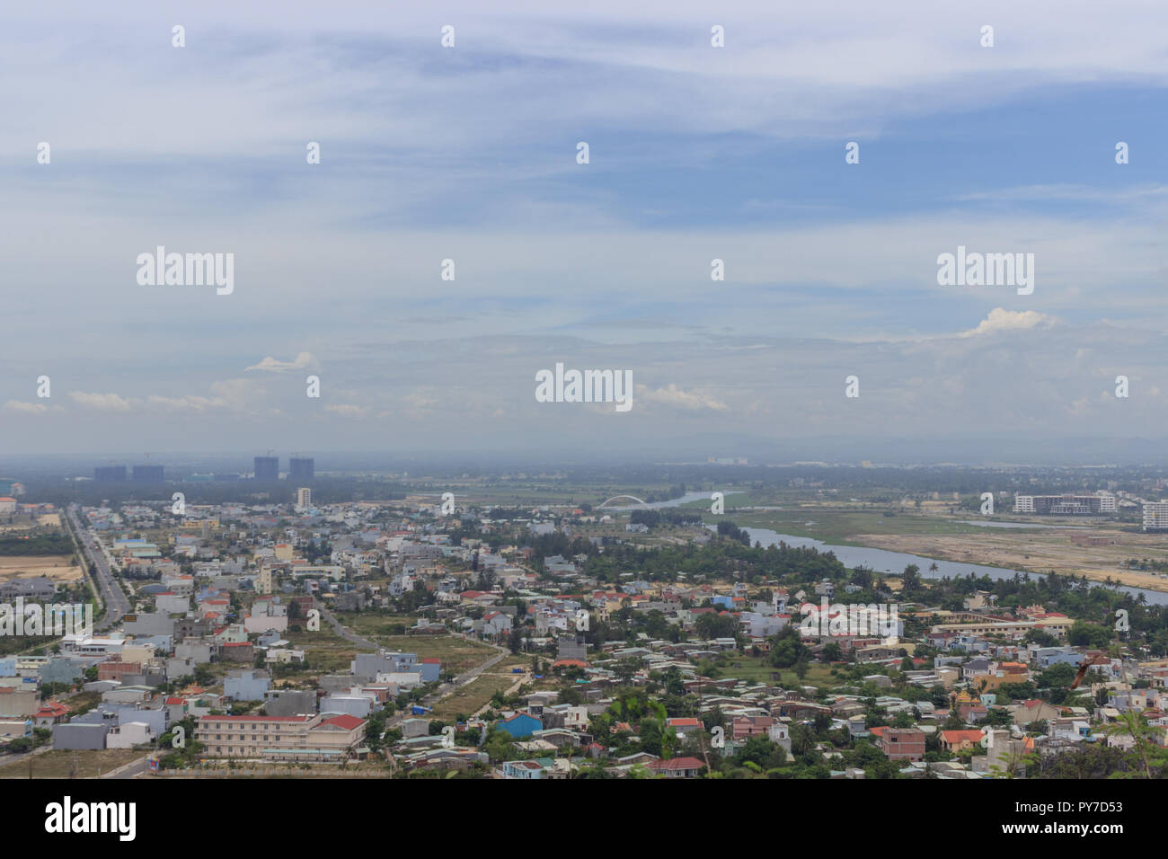 Blick aus Marmor Berge da Nhang, Vietnam Stockfoto