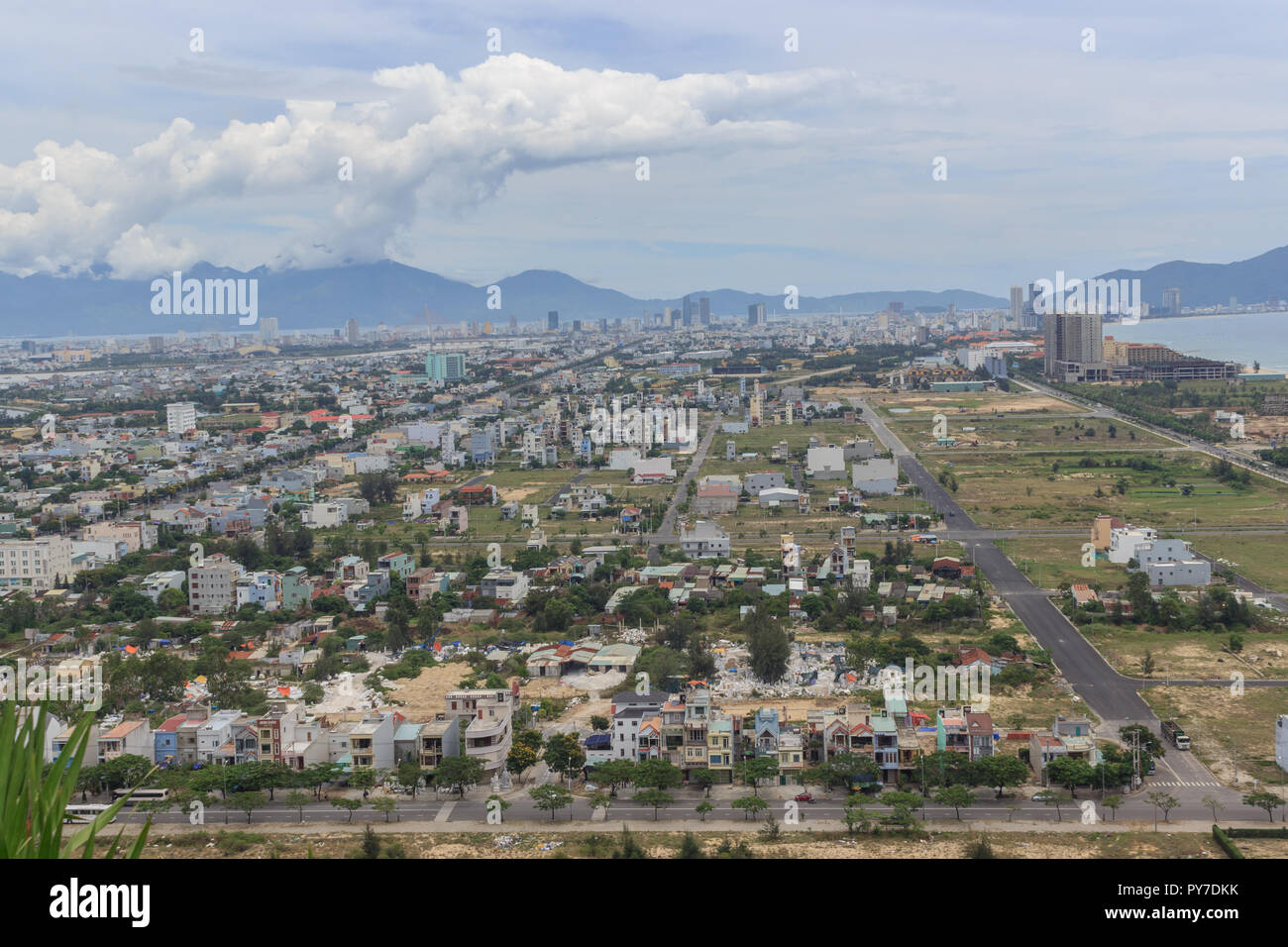 Blick aus Marmor Berge da Nhang, Vietnam Stockfoto