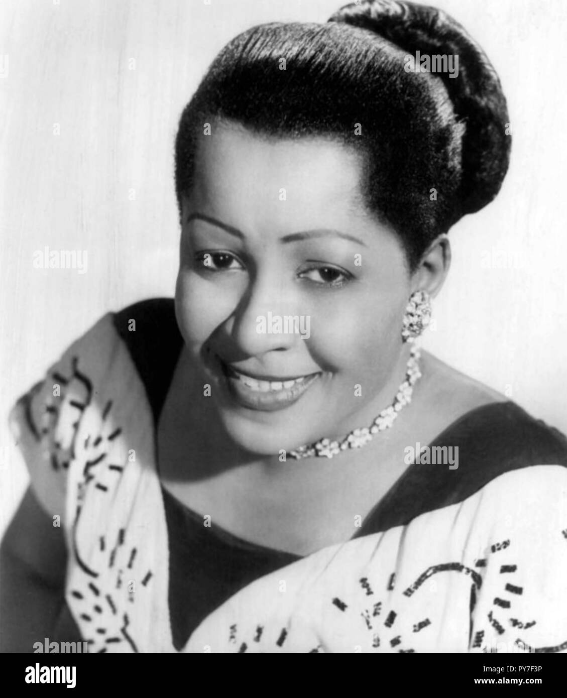 NELLIE LUTCHER (1912-2007) Werbefoto der afroamerikanischen Sänger und Pianist 1950 Stockfoto