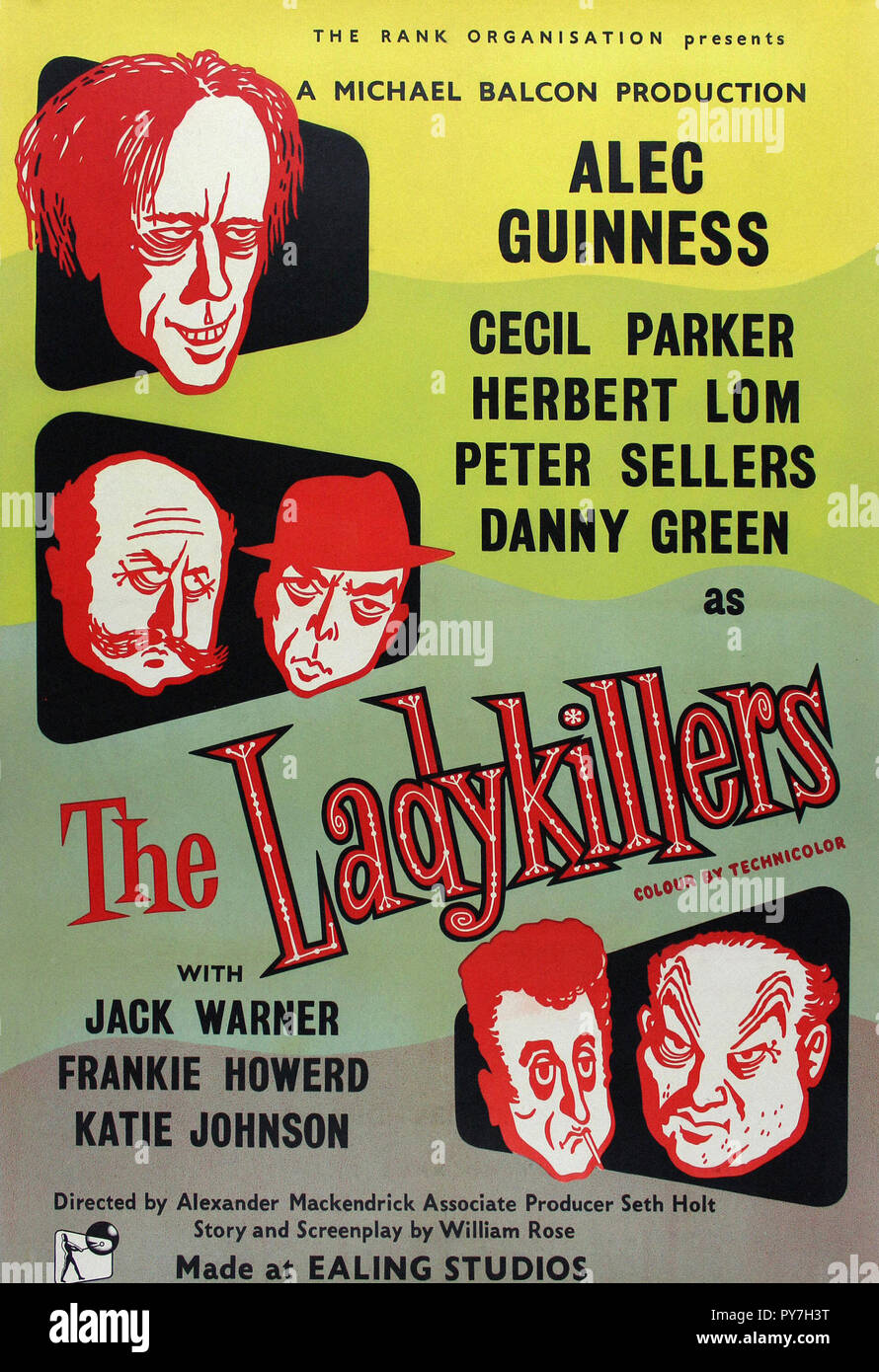 Die ladykillers - Original Filmplakat Stockfoto