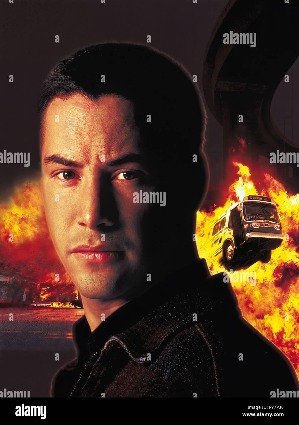 Original Film Titel: Geschwindigkeit. Englischer Titel: Geschwindigkeit. Jahr: 1994. Regie: Jan DE BONT. Stars: Keanu Reeves. Quelle: 20th Century Fox/Album Stockfoto