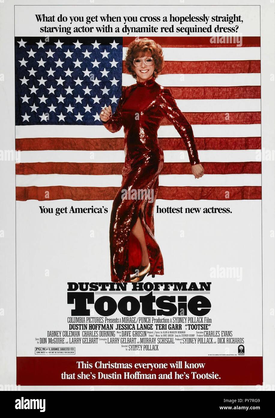 Original Film Titel: tootsie. Englischer Titel: tootsie. Jahr: 1982. Regie: Sydney Pollack. Stars: DUSTIN HOFFMAN. Quelle: Columbia Pictures/Album Stockfoto