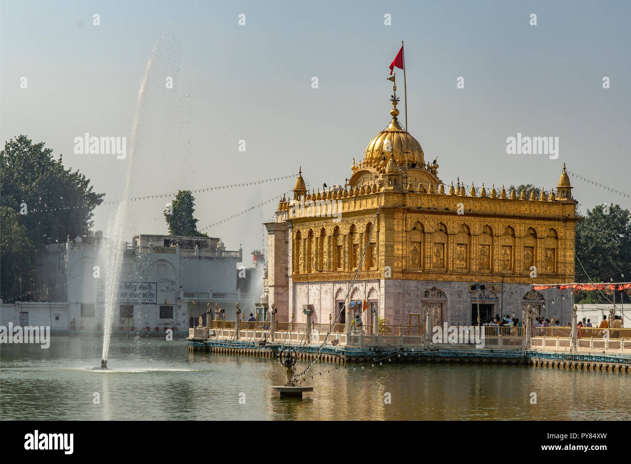 Durgiana Tempel, Amritsar, Punjab, Indien Stockfoto