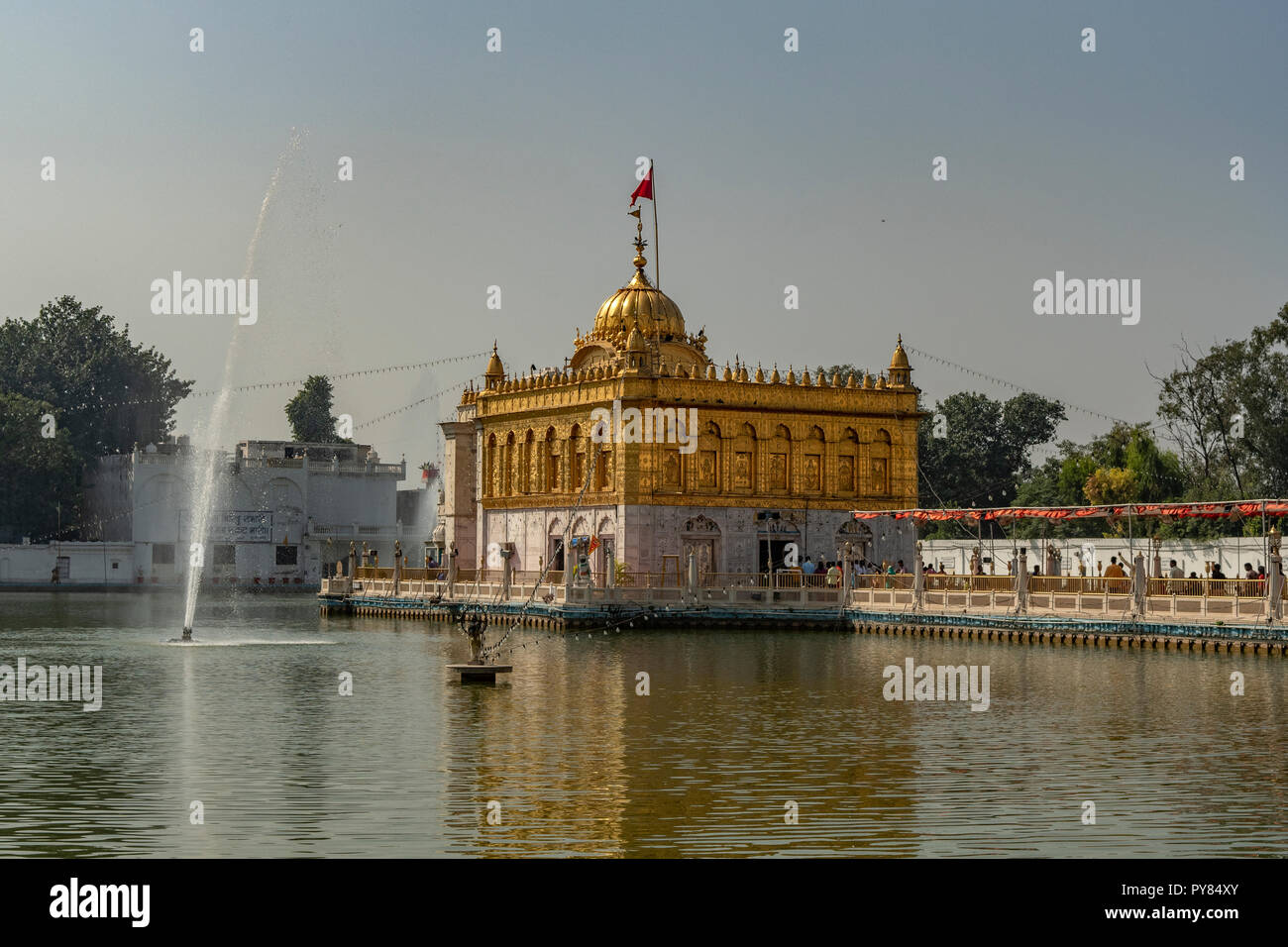 Durgiana Tempel, Amritsar, Punjab, Indien Stockfoto