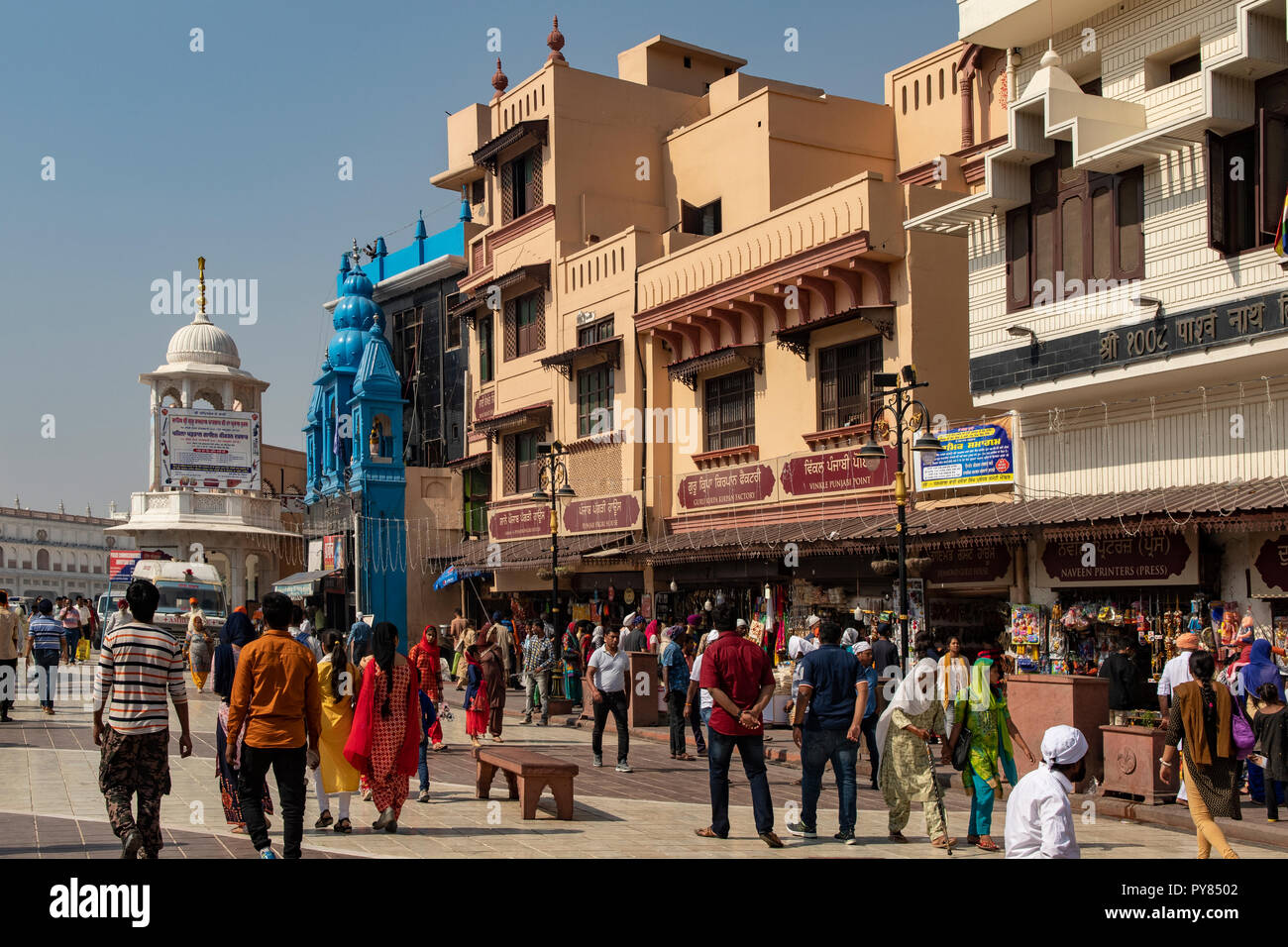 Golden Temple Way, Amritsar, Punjab, Indien Stockfoto