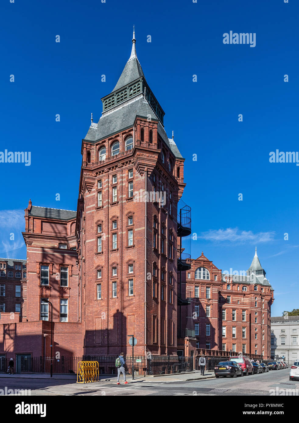 Die Kreuzförmigen Gebäude - UCL. Lage der Wolfson Institut für Biomedizinische Forschung Stockfoto