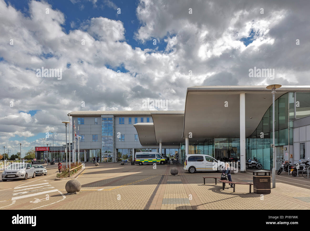 Darrent Valley Hospital in Dartford Stockfoto