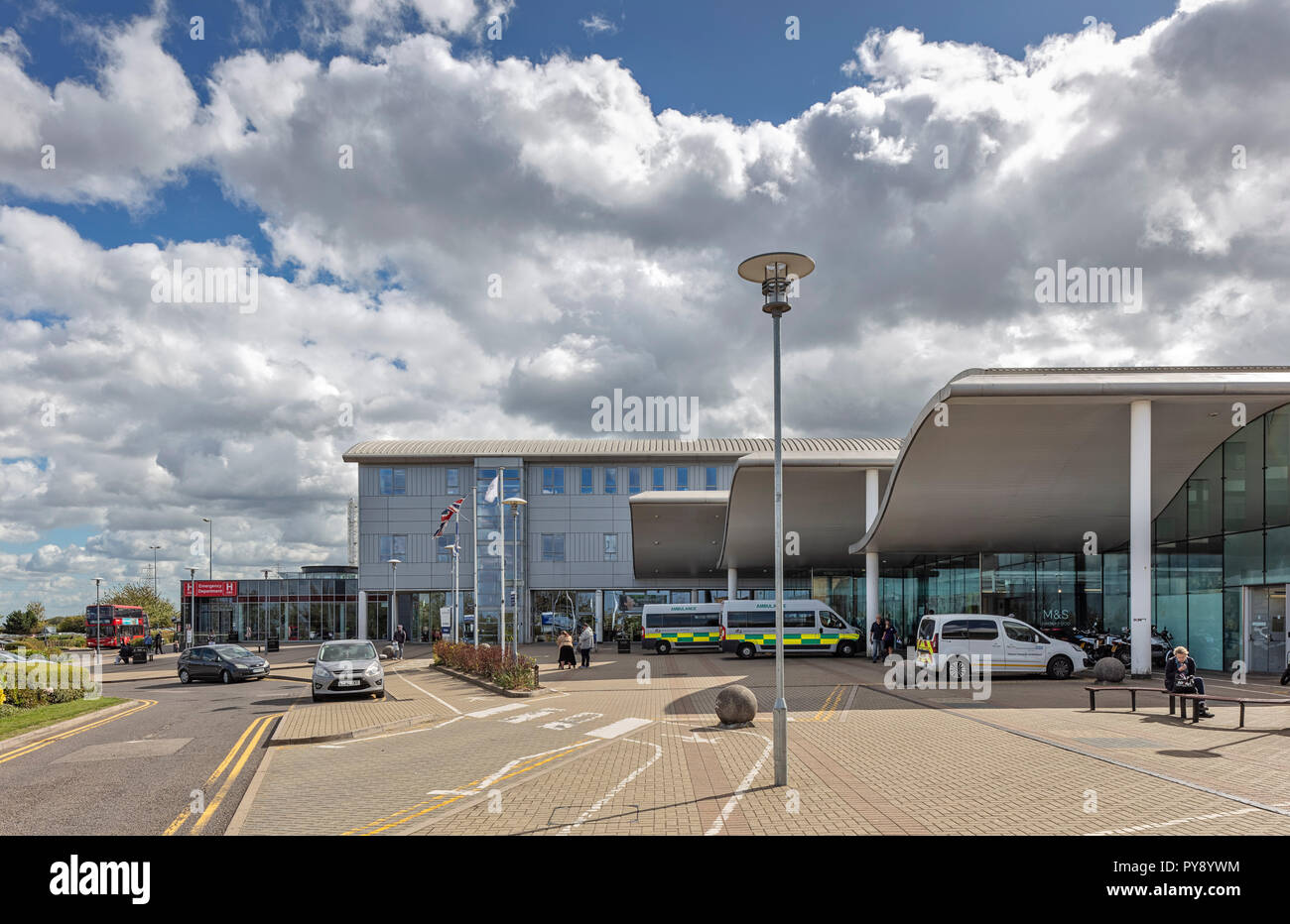 Darrent Valley Hospital in Dartford Stockfoto