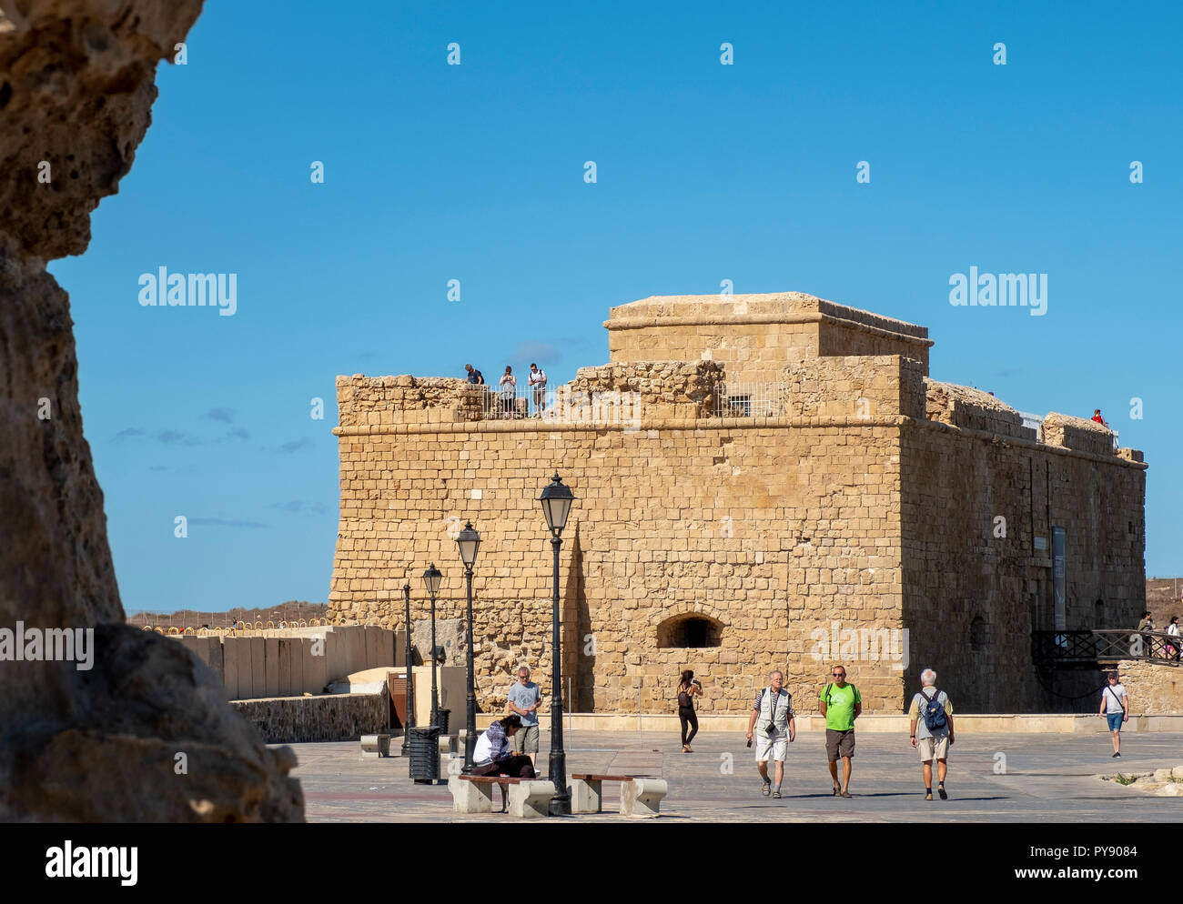 Burg von Paphos, Paphos, Zypern, östlichen Mittelmeer Stockfoto