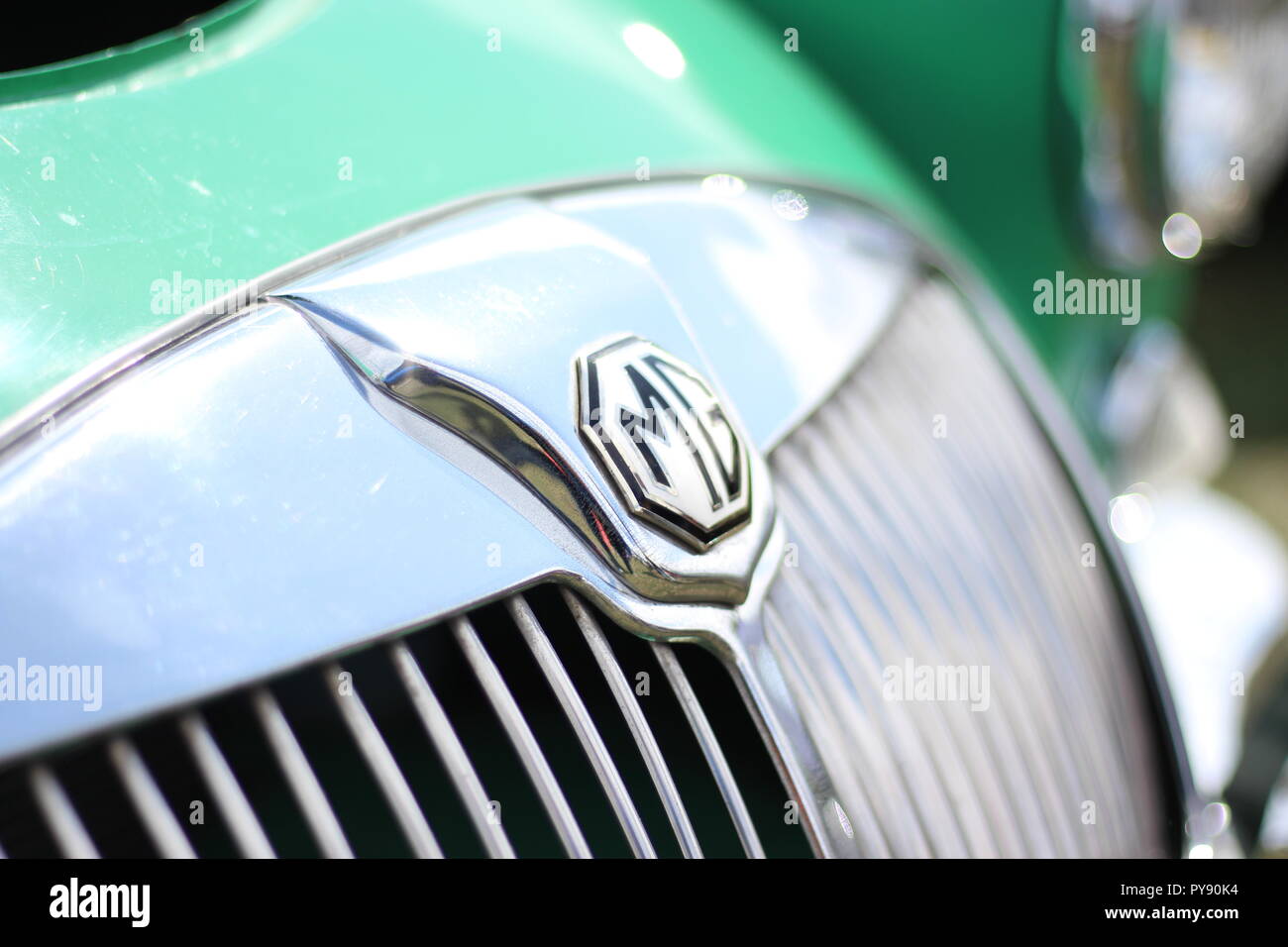 Mg auto Grill Stockfoto