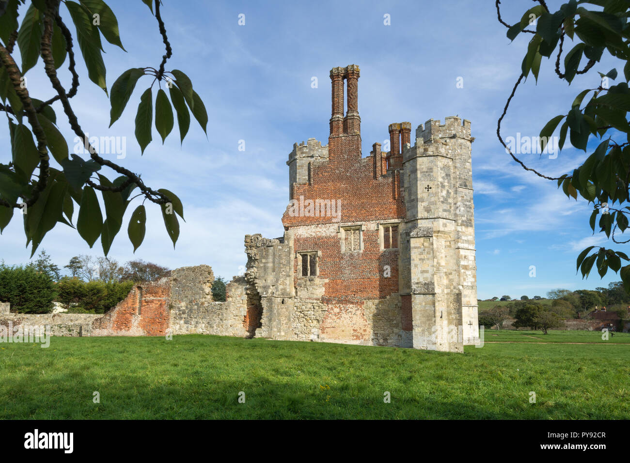 Titchfield Abbey, ein historisches Wahrzeichen von English Heritage, in Hampshire, Großbritannien Besitz Stockfoto